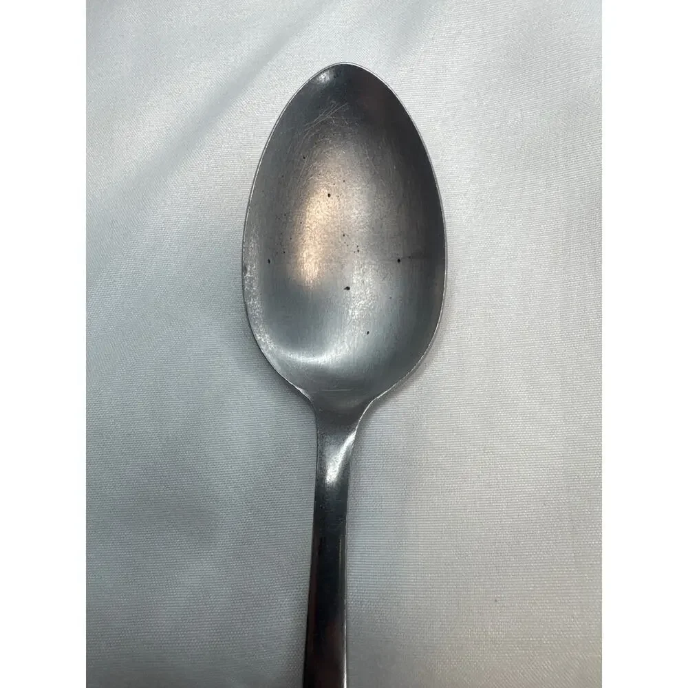 USN U.S. Navy Silverplate Dinner Spoon Fred & Barton Military Flatware